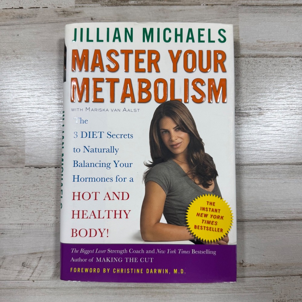 Master Your Metabolism Jillian Michaels Hardcover‎ Weight Loss Hormone Health